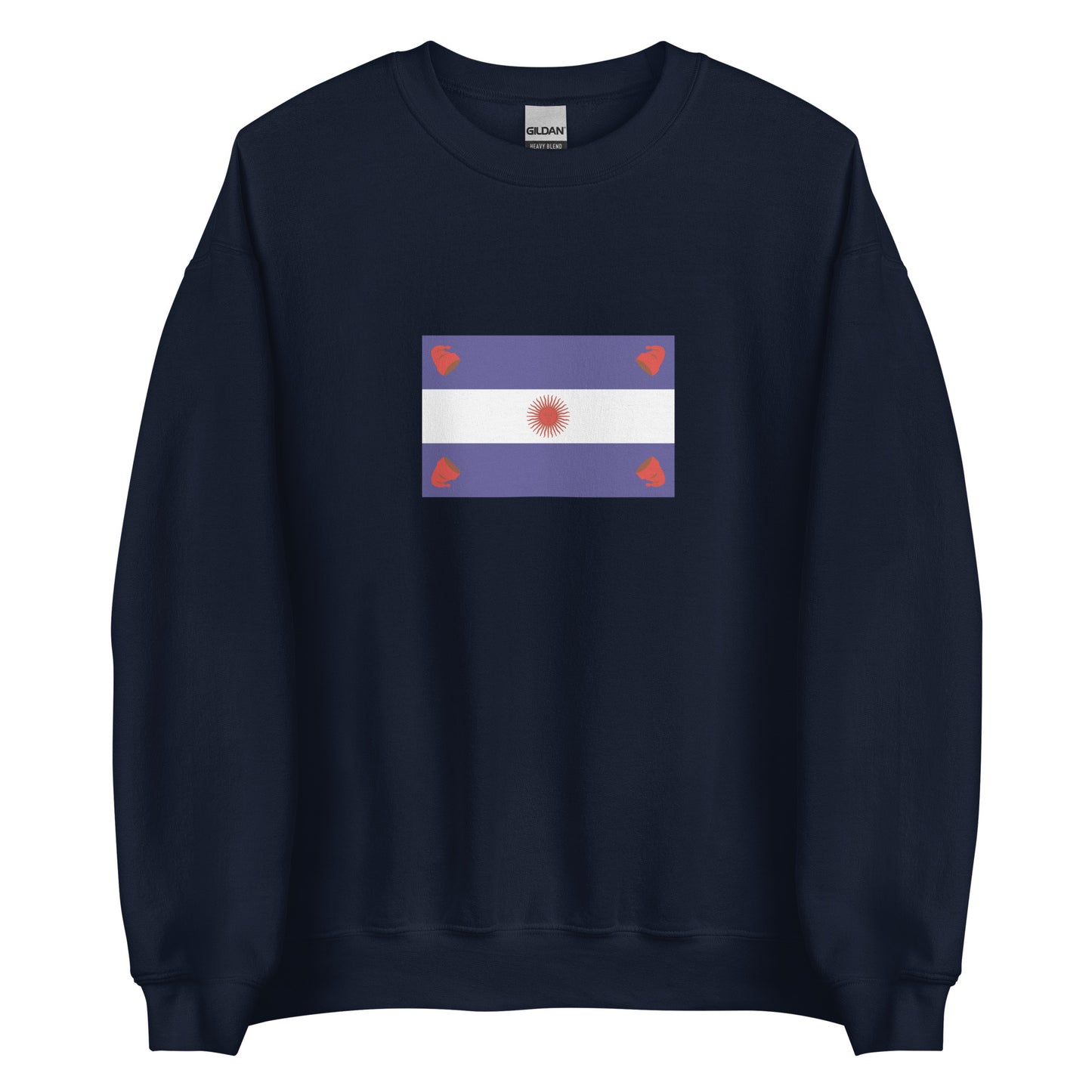 Argentina - Argentine Confederation (1831-1861) | Historical Argentina Flag Interactive Sweatshirt