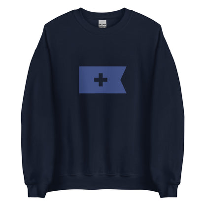 Bosnia Herzegovina - Banate of Bosnia (1154-1377) | Historical Bosnian Flag Interactive Sweatshirt