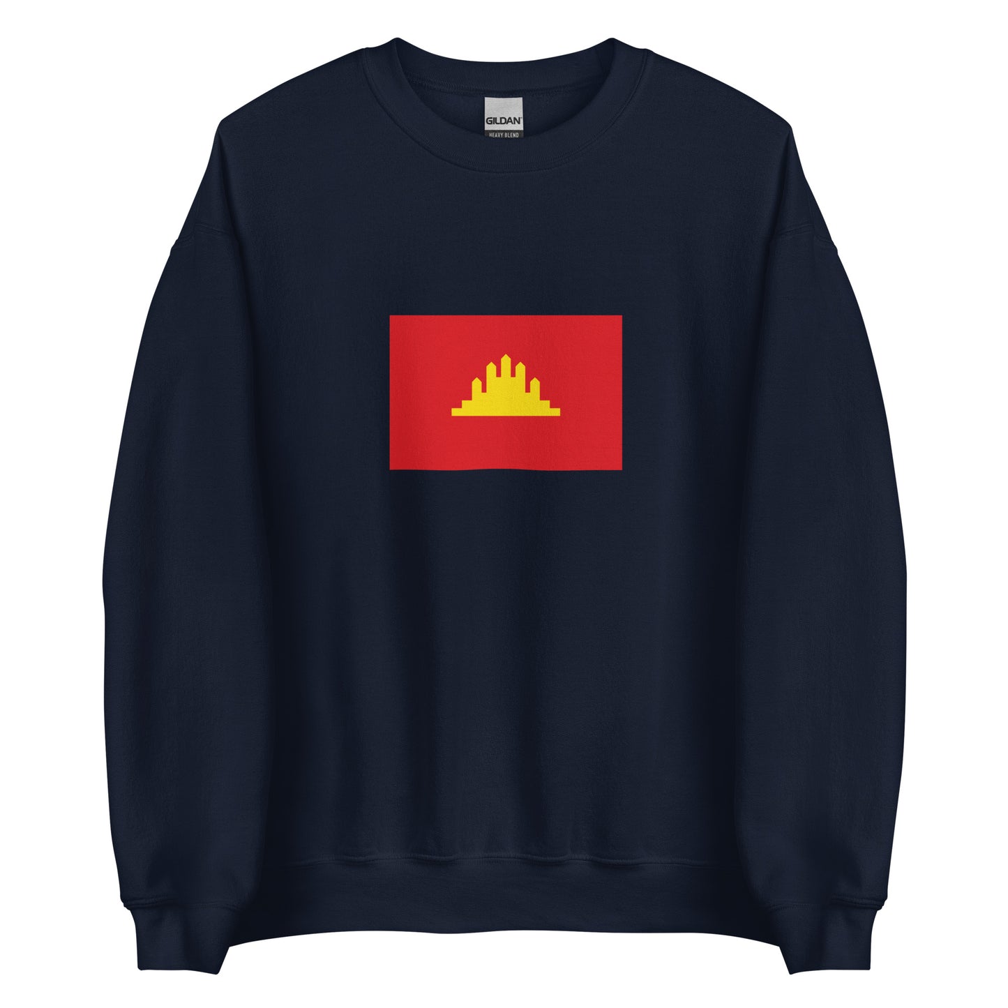 Cambodia - People's Republic of Kampuchea (1979 - 1989) | Historical Flag Unisex Sweatshirt