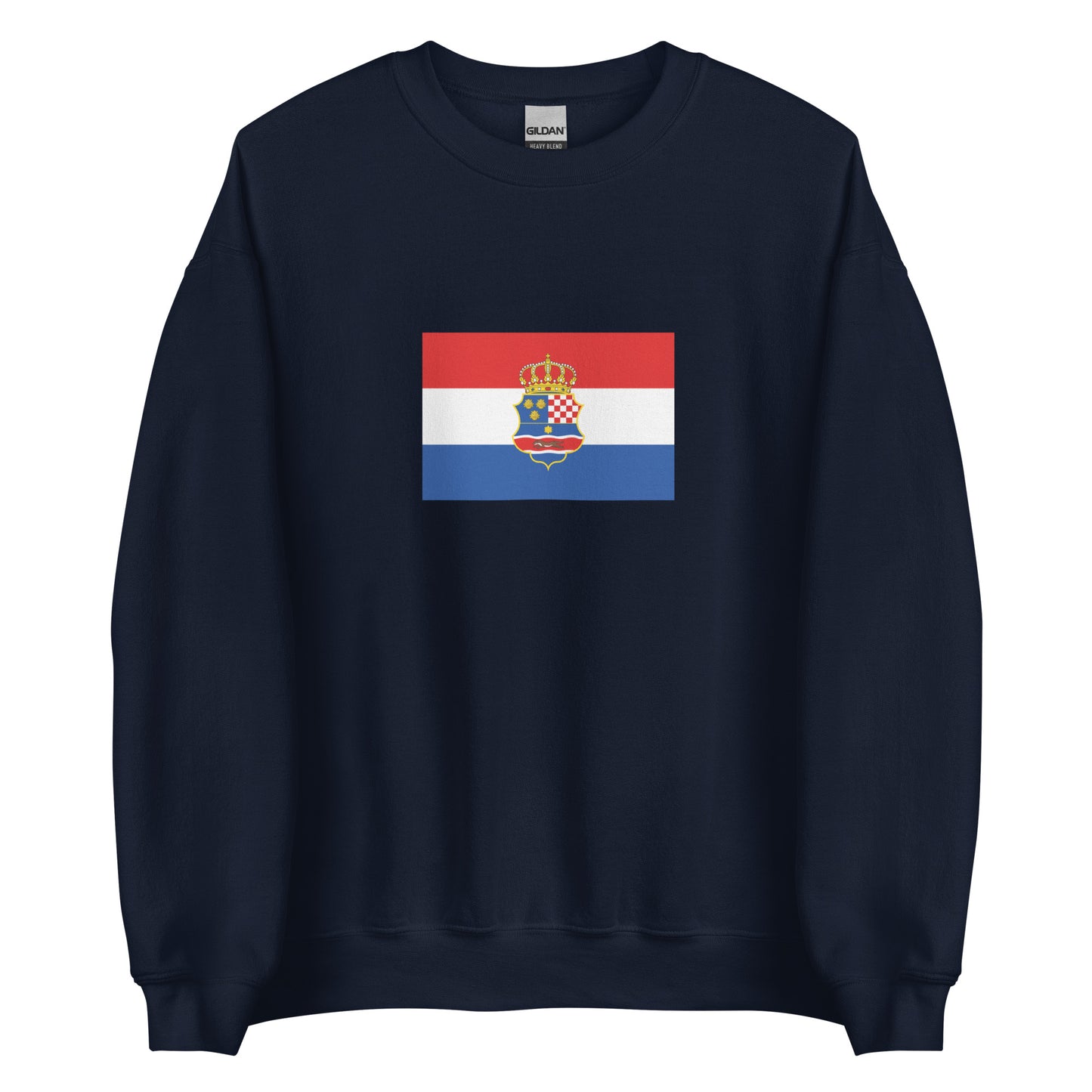 Croatia - Kingdom of Croatia-Habsburg (1527 - 1868) | Historical Flag Unisex Sweatshirt