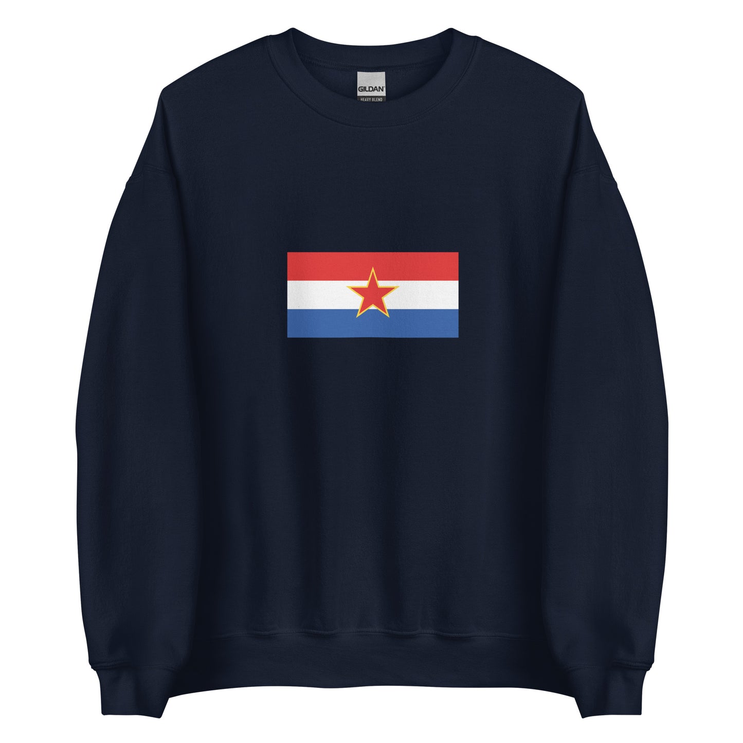 Croatia - Socialist Republic of Croatia (1941-1991) | Historical Croatian Flag Interactive Sweatshirt