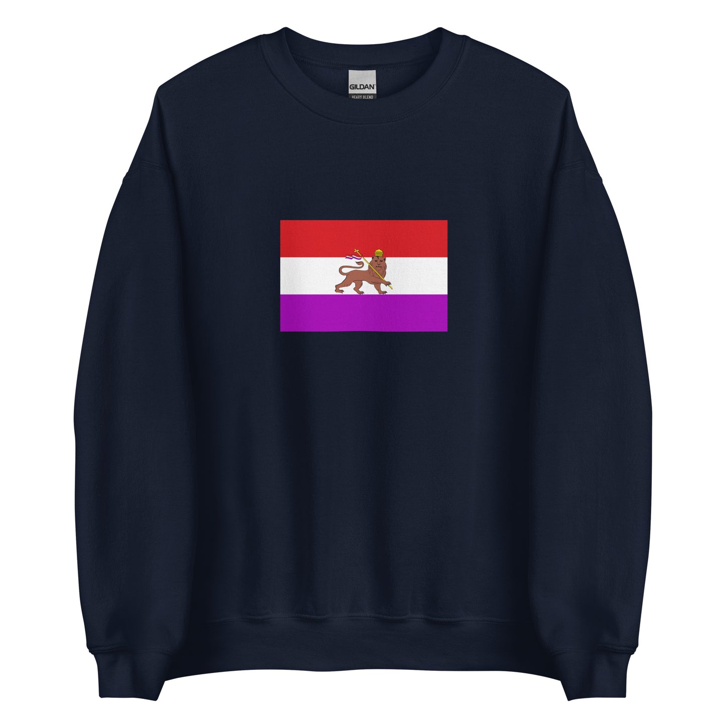 Ethiopia - Ethiopian Empire (1876-1881) | Historical Ethiopian Flag Interactive Sweatshirt