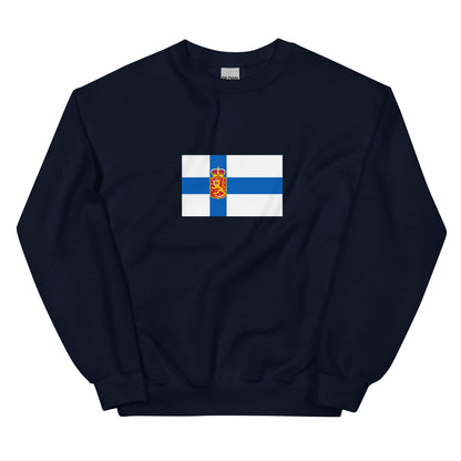 Finland - Kingdom of Finland (1918-1920) | Historical Finnish Flag Interactive Sweatshirt