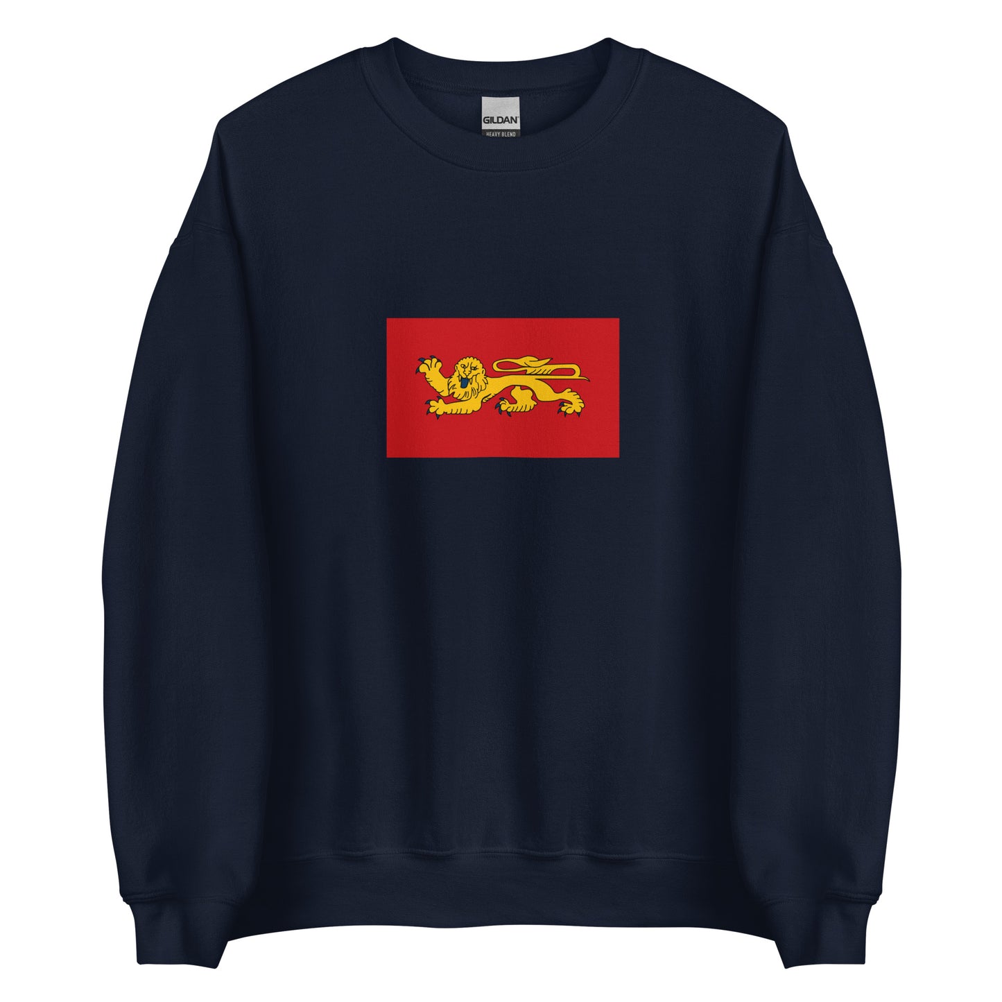 France - Occitania Duchy of Acquitaine (602-1453) | Historical French Flag Interactive Sweatshirt