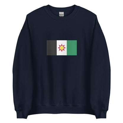 Iraq - Iraqi Republic (1958-1968) | Historical Iraqi Flag Interactive Sweatshirt
