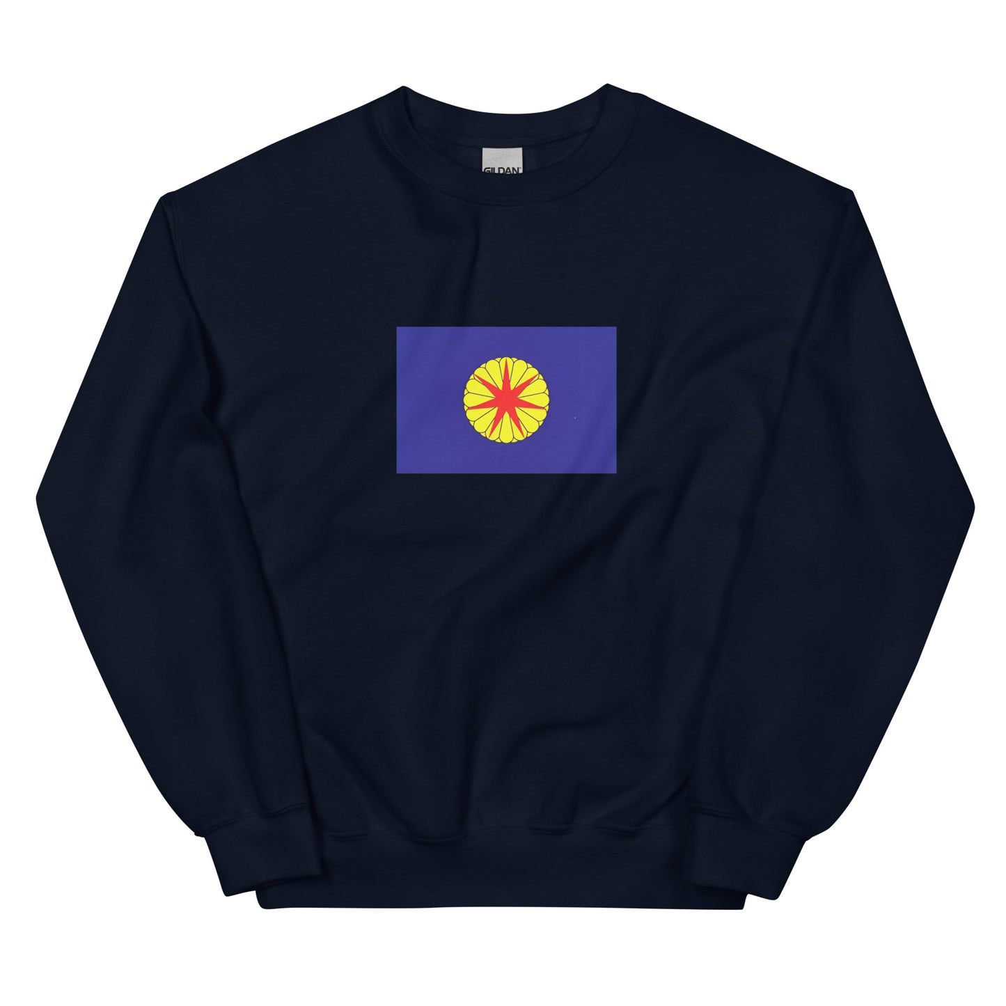 Japan - Republic of Ezo (1869-1869) | Historical Japanese Flag Interactive Sweatshirt