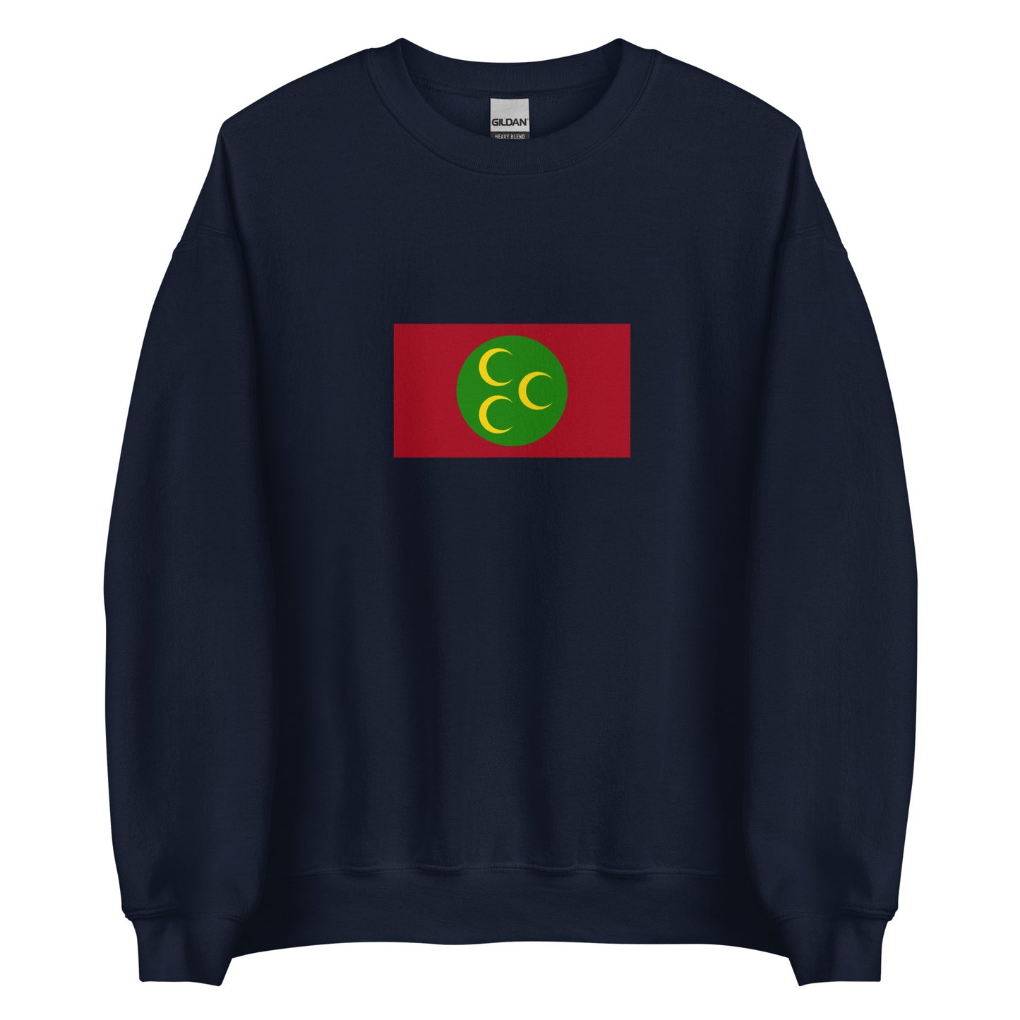 Jordan - Ottoman Syria (1516-1918) | Historical Jordanian Flag Interactive Sweatshirt