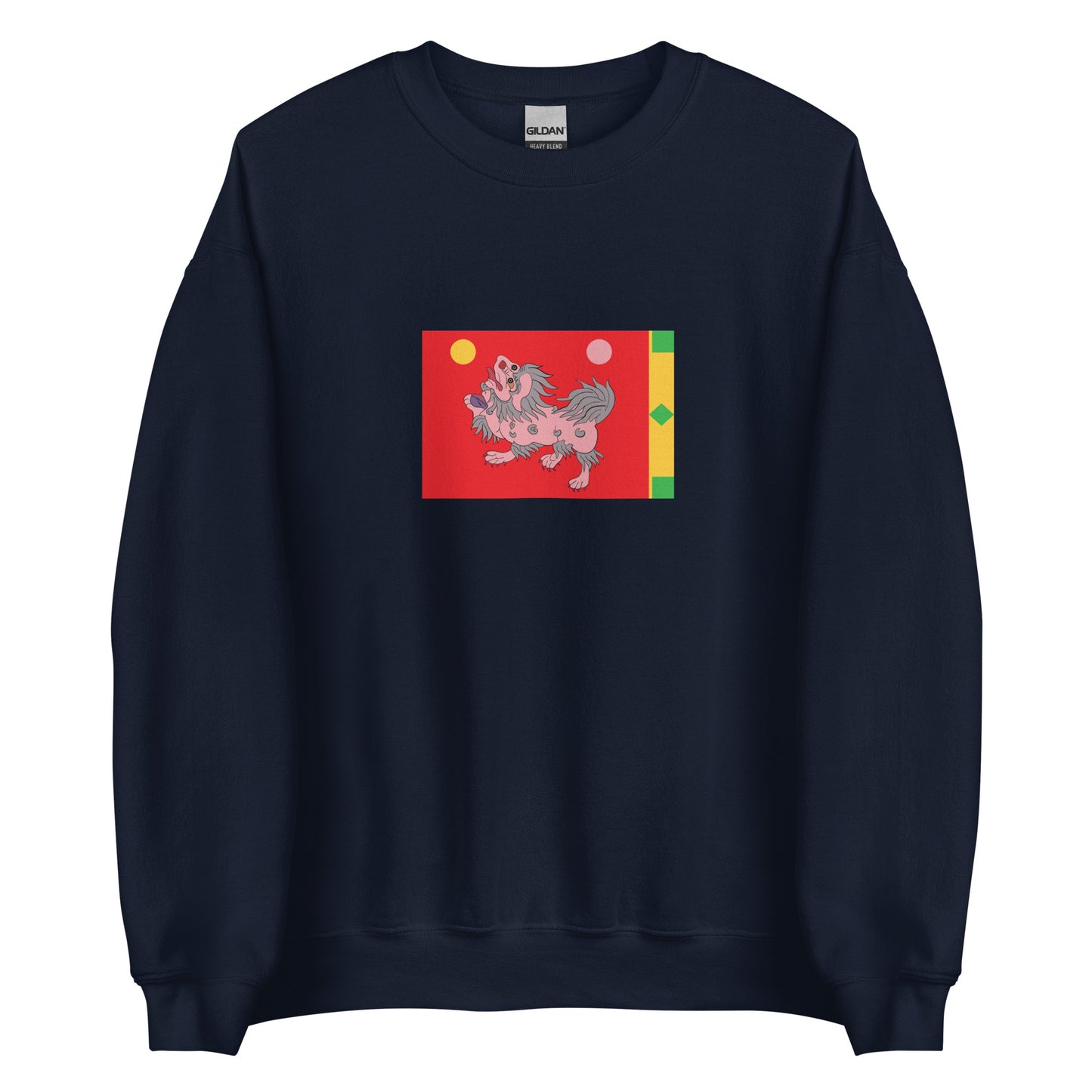 Kyrgyzstan - Tibetan Empire (670 - 692) | Historical Flag Unisex Sweatshirt