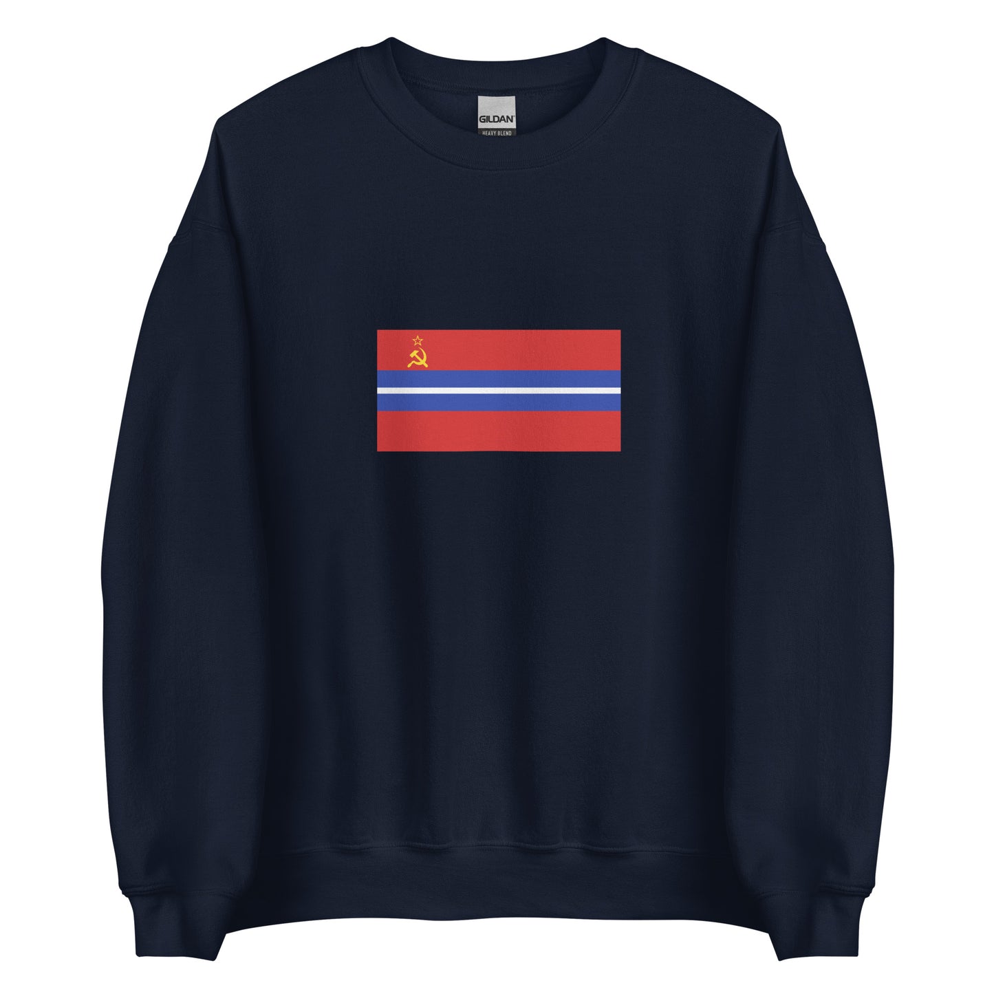 Kyrgyzstan - Kyrgyz Soviet Socialist Republic (1936 - 1990) | Historical Flag Unisex Sweatshirt