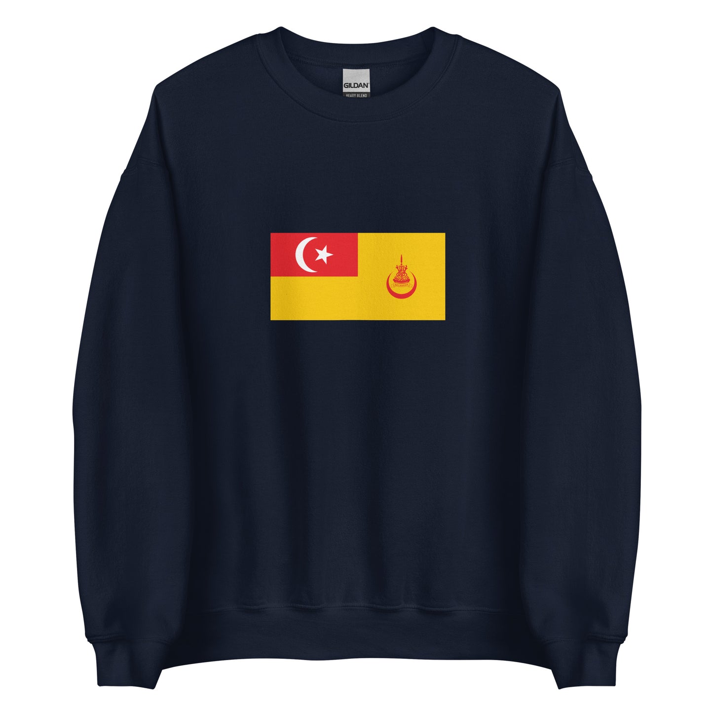 Malaysia - Sultanate of Selangor (1859-1965) | Historical Malaysian Flag Interactive Sweatshirt