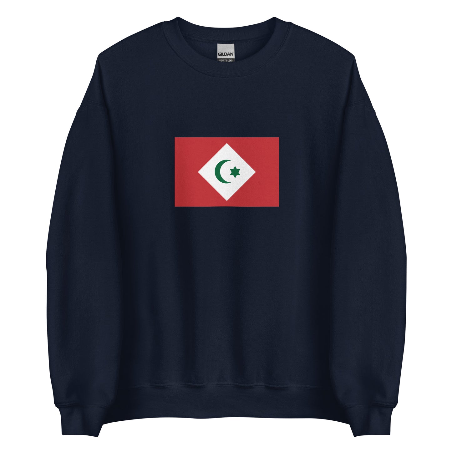 Morocco - Republic of the Rif (1921-1926) | Historical Moroccan Flag Interactive Sweatshirt