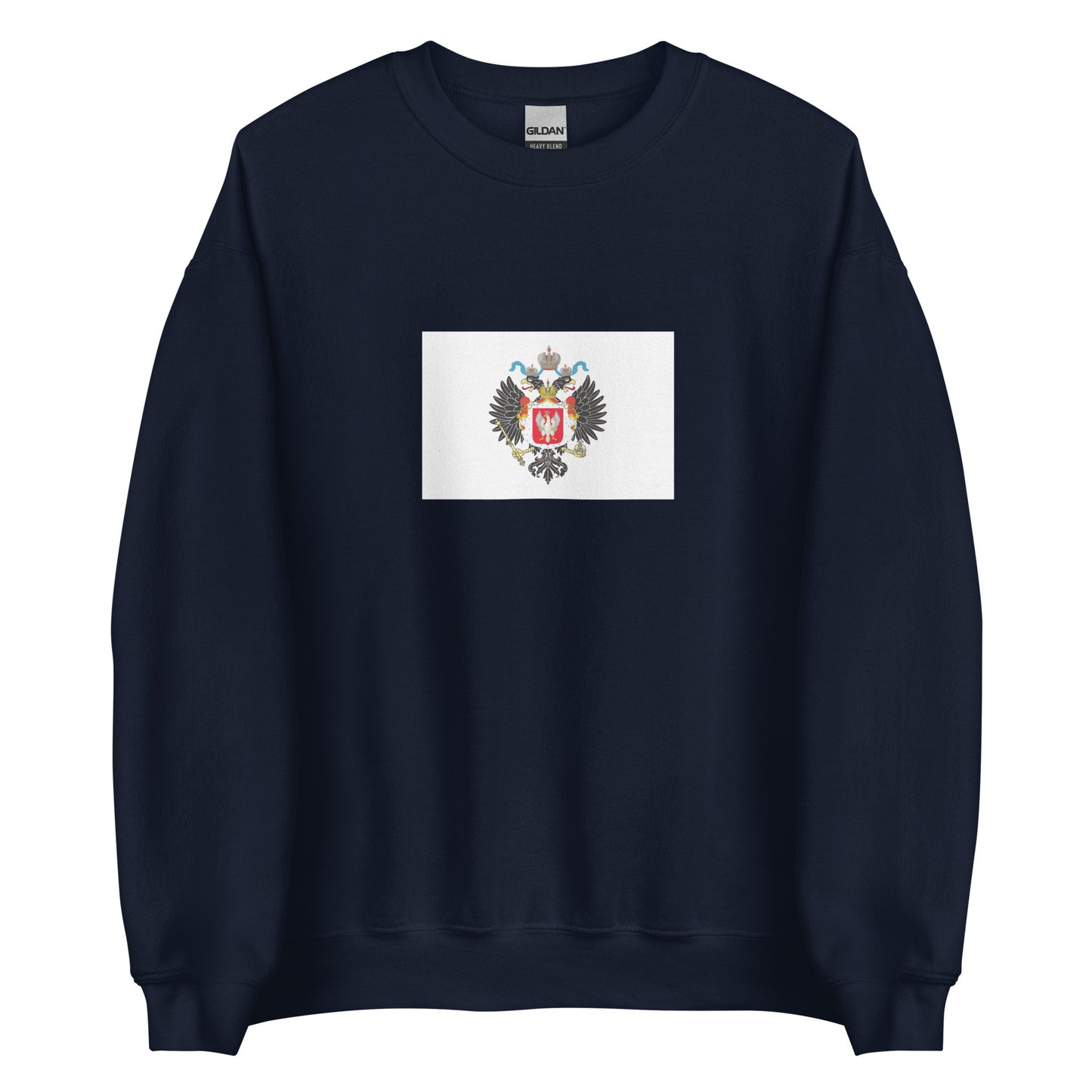 Poland - Kingdom of Poland (1815-1830) | Historical Polish Flag Interactive Sweatshirt