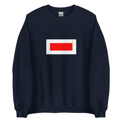 Qatar - Ottoman Qatar (1871-1913) | Historical Qatari Flag Interactive Sweatshirt