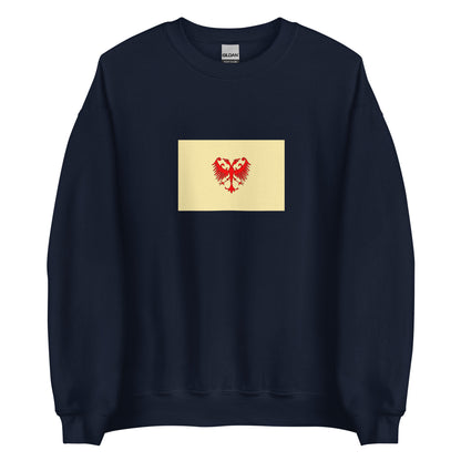 Serbia - Serbian Empire (1346-1371) | Historical Serbian Flag Interactive Sweatshirt