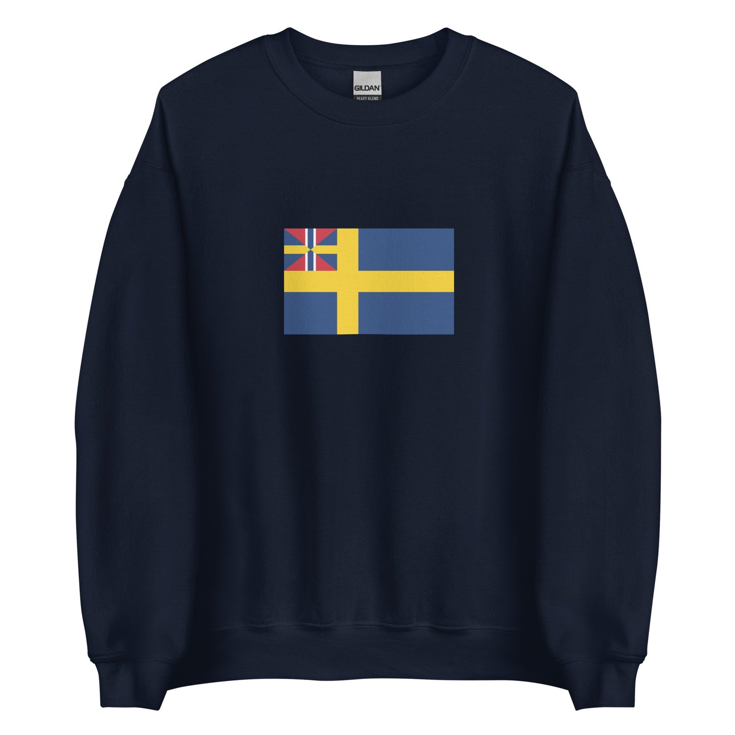 Sweden - United Kingdoms of Sweden and Norway (1814-1905) | Historical Swedish Flag Interactive Sweatshirt