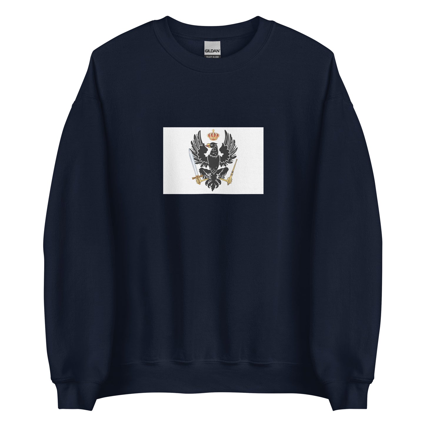 Switzerland - Kingdom of Prussia (1707 - 1848) | Historical Flag Interactive Unisex Sweatshirt