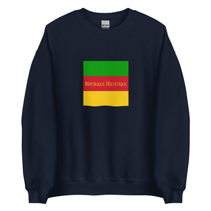 Switzerland - Helvetic Republic (1798-1803) | Historical Suisse Flag Interactive Sweatshirt