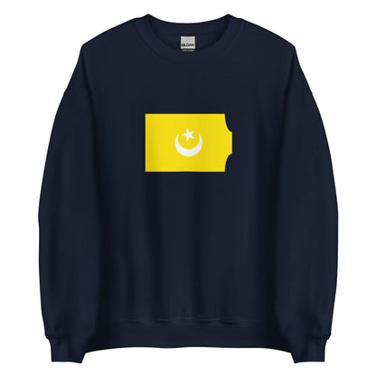 Tunisia - Hafsid Dynasty (1424-1488) | Historical Tunisian Flag Interactive Sweatshirt
