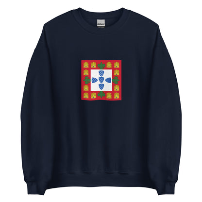 Portugal - Kingdom of Portugal (1139-1415) | Historical Portuguese Flag Interactive Sweatshirt