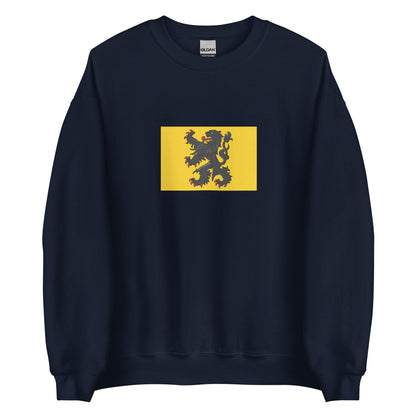 Belgium - County of Flanders (862-1797) | Historical Belgian Flag Interactive Sweatshirt