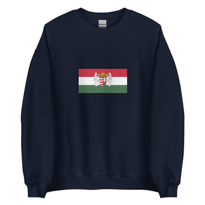 Slovakia - Kingdom of Hungary (1000-1918) | Historical Slovakian Flag Interactive Sweatshirt