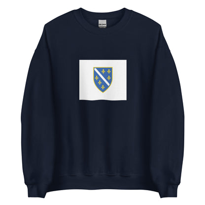 Bosnia Herzegovina - Bosniaks | Ethnic Bosnian Flag Interactive Sweatshirt