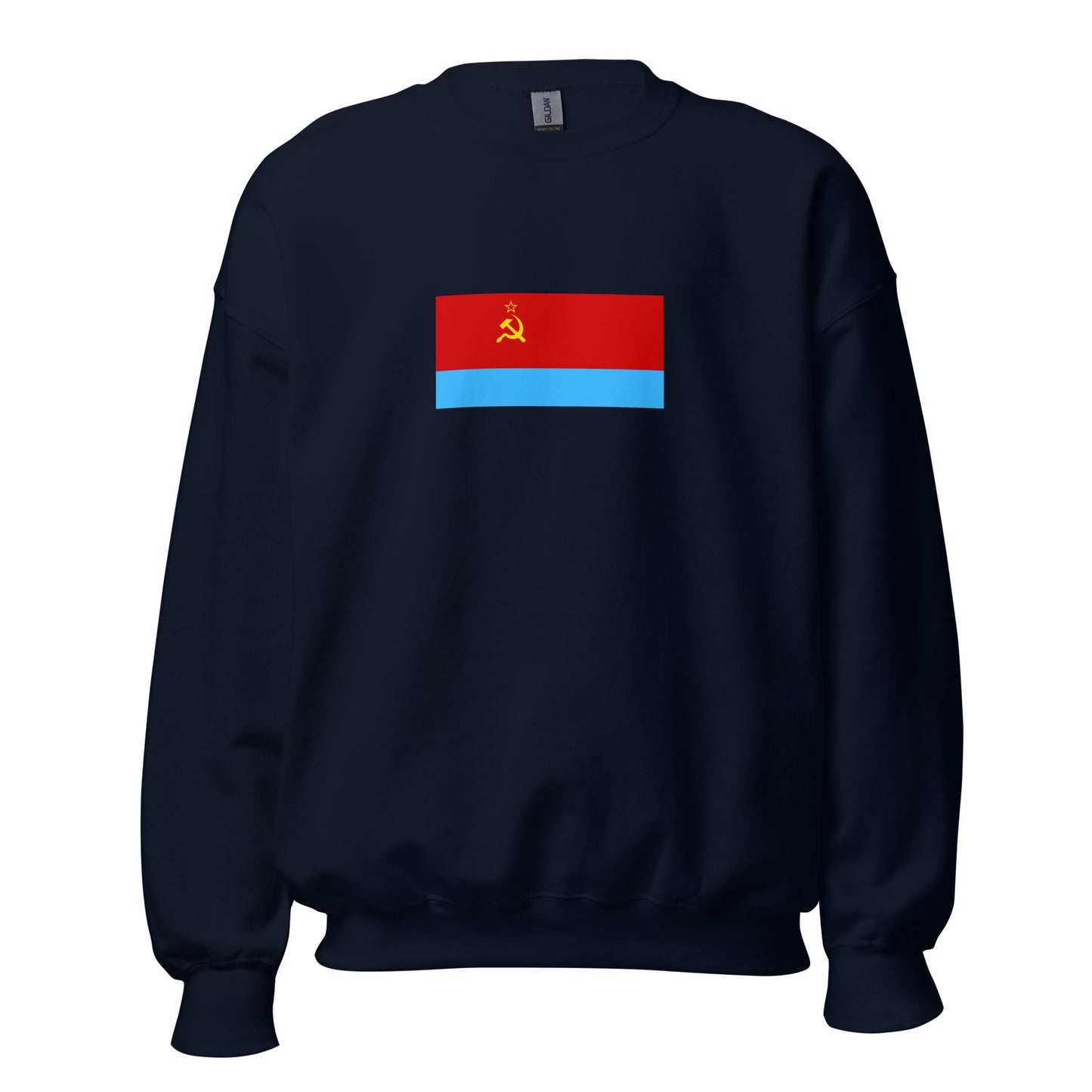 Ukraine - Soviet Ukraine (1950-1991) | Historical Ukraine Flag Interactive Sweatshirt