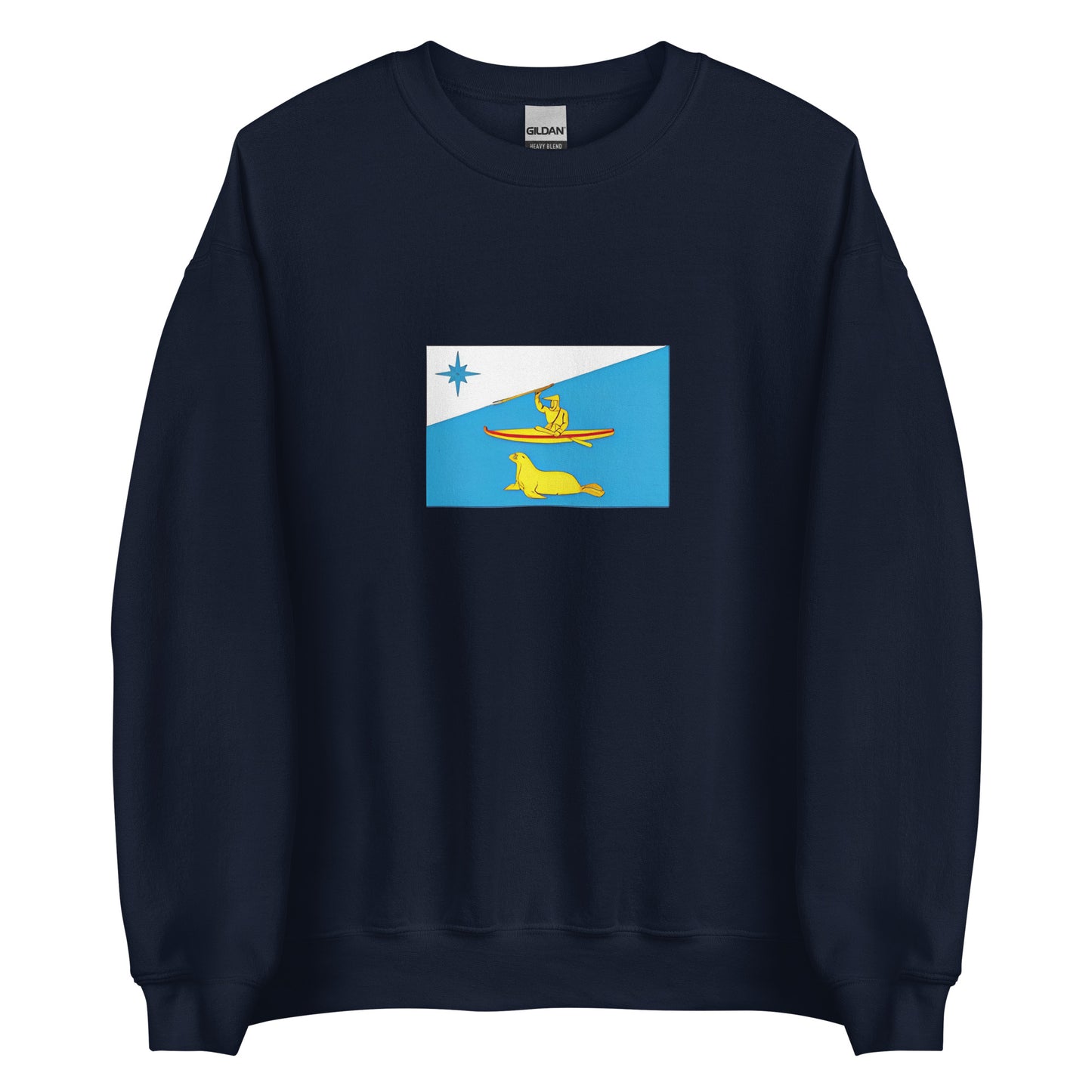 USA - Aleuts People | Indigenous American Flag Interactive Sweatshirt