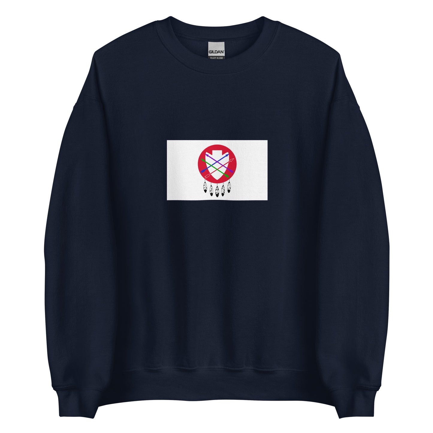 USA - Peoria People | Native American Flag Interactive Sweatshirt