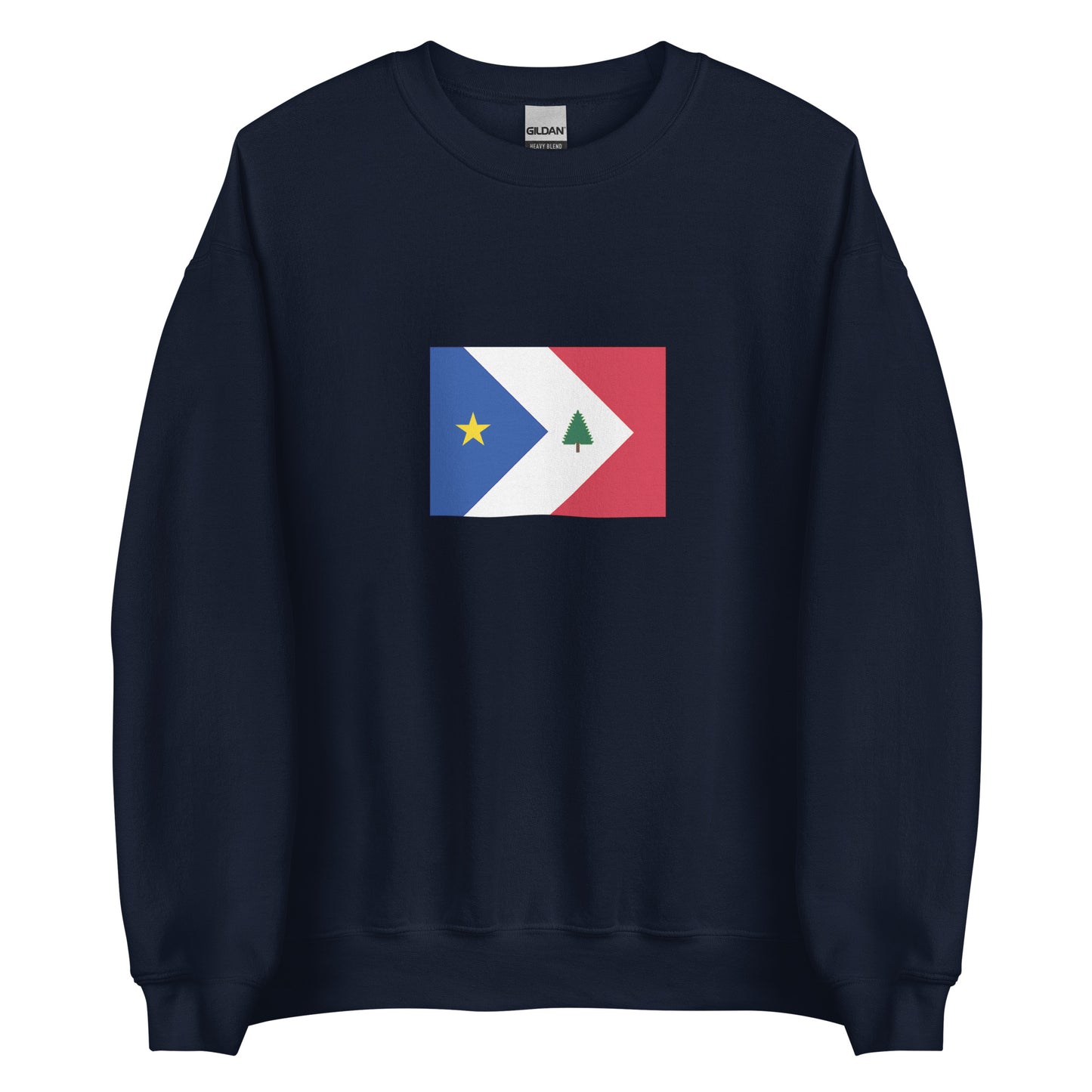 USA - New England Acadians | Ethnic American Flag Interactive Sweatshirt