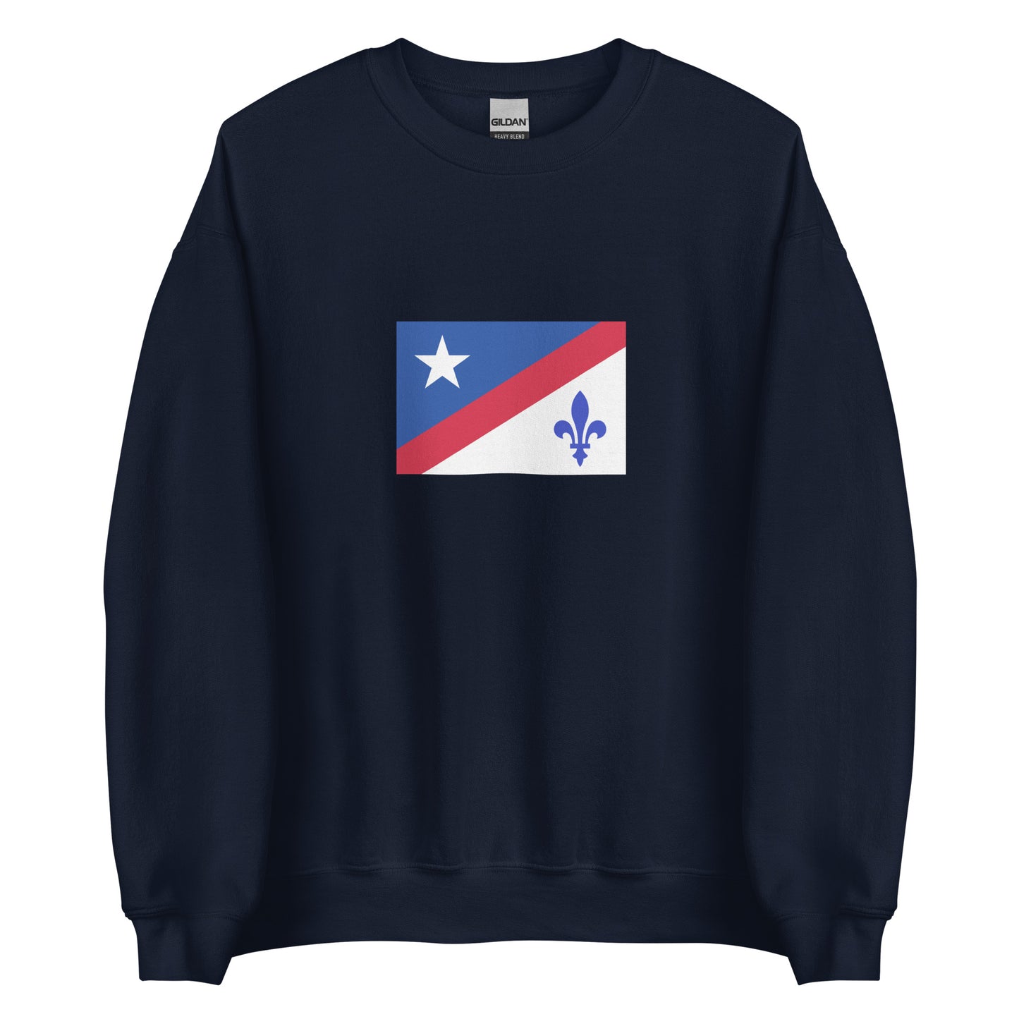 USA - French Americans | Ethnic American Flag Interactive Sweatshirt