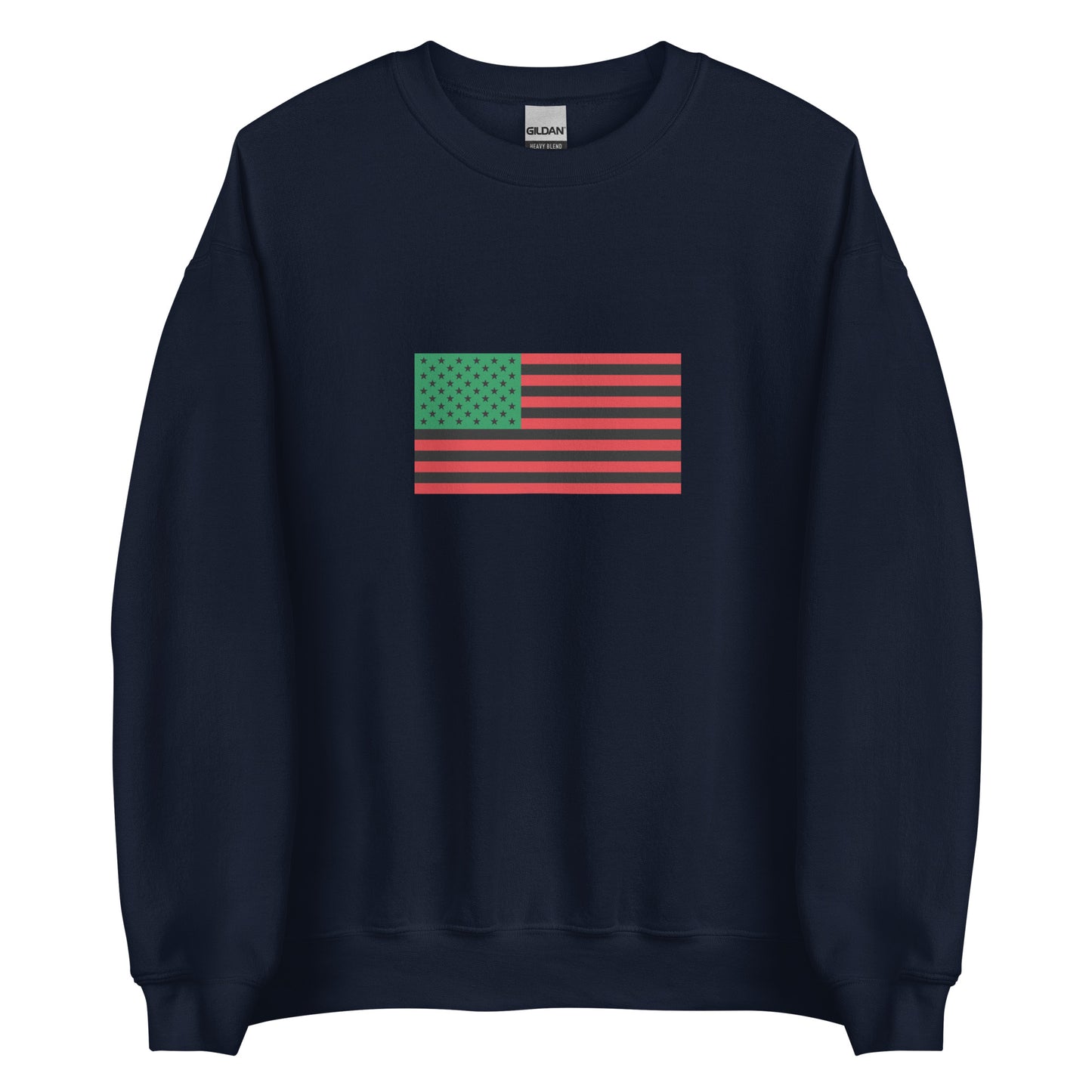 USA - African Americans | Ethnic American Flag Interactive Sweatshirt