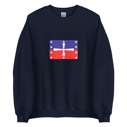 Dominican Republic - La Trinitaria (1838-1844) | Historical Dominican Flag Interactive Sweatshirt