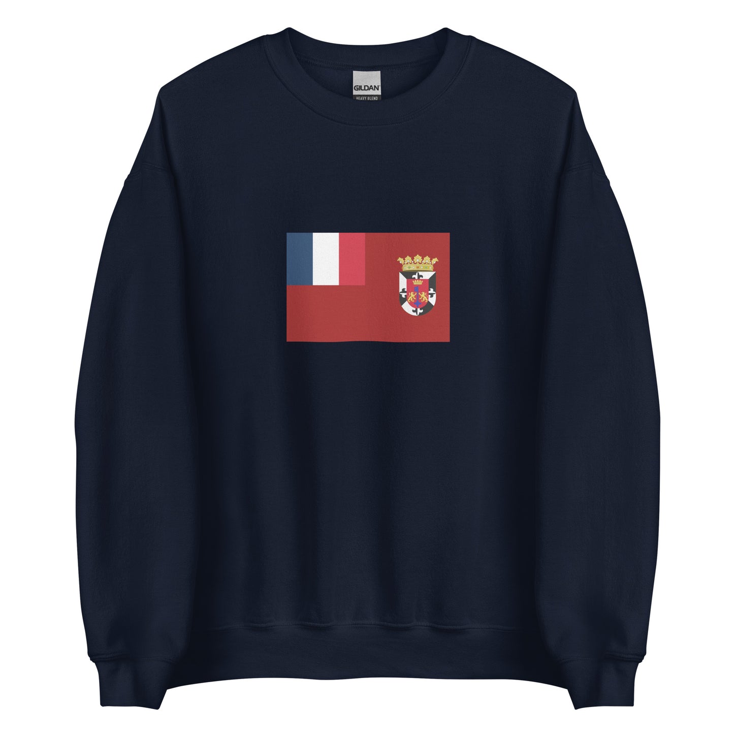 Dominican Republic - Era de Francia (1795-1813) | Historical Dominican Flag Interactive Sweatshirt