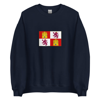 Dominican Republic - Crown of Castile (1492-1516) | Historical Dominican Flag Interactive Sweatshirt