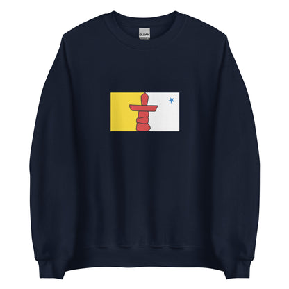 Canada - Nunavut Inuit people | Native Canadian Flag Interactive Sweatshirt