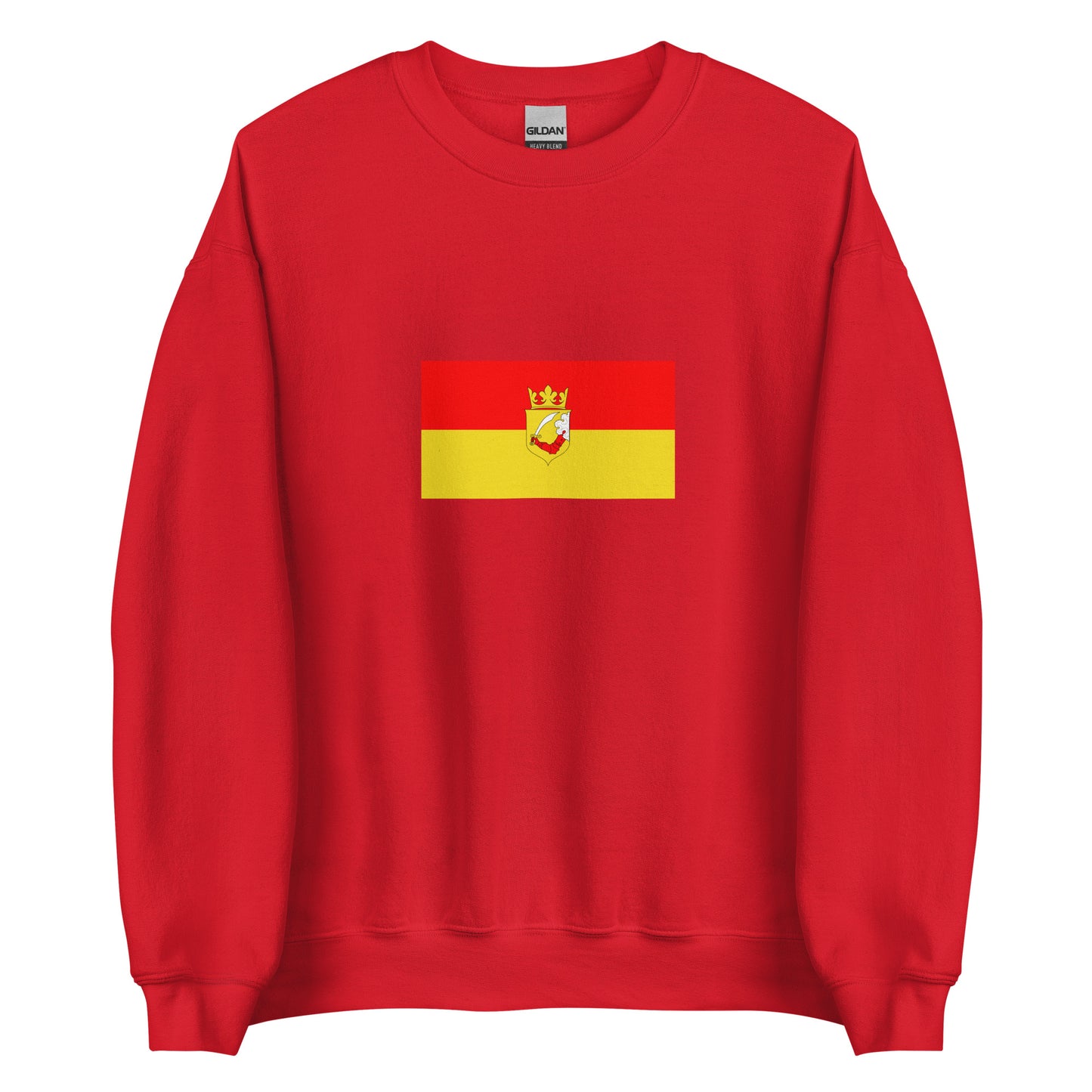 Bosnia Herzegovina - Austro-Hungarian Bosnia (1878-1908) | Historical Bosnian Flag Interactive Sweatshirt