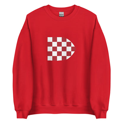 Croatia - Kingdom of Croatia and Dalmatia (1102-1526) | Historical Croatian Flag Interactive Sweatshirt