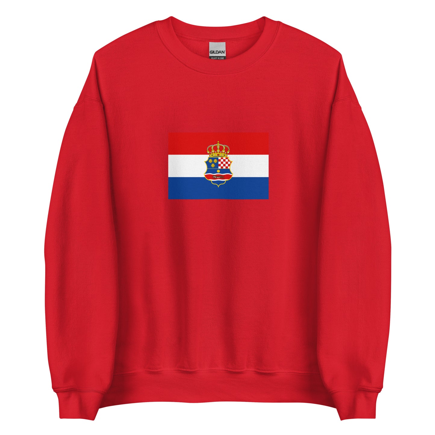 Croatia - Kingdom of Croatia-Habsburg (1527 - 1868) | Historical Flag Unisex Sweatshirt