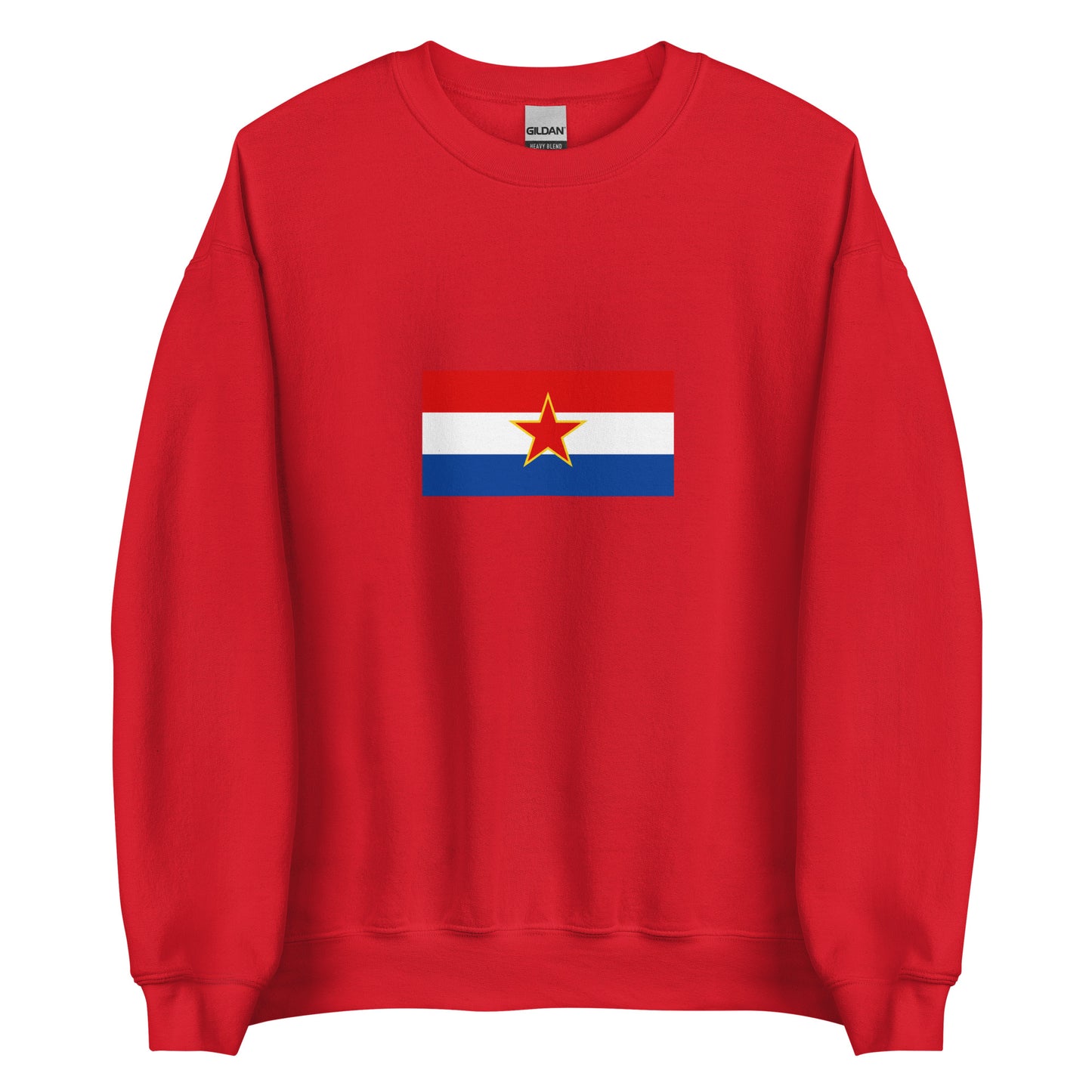 Croatia - Socialist Republic of Croatia (1941-1991) | Historical Croatian Flag Interactive Sweatshirt