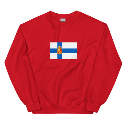Finland - Kingdom of Finland (1918-1920) | Historical Finnish Flag Interactive Sweatshirt