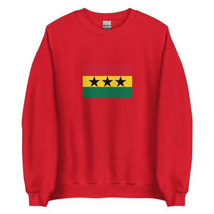 Ghana - Union of African States (1961-1963) | Historical Ghanaian Flag Interactive Sweatshirt