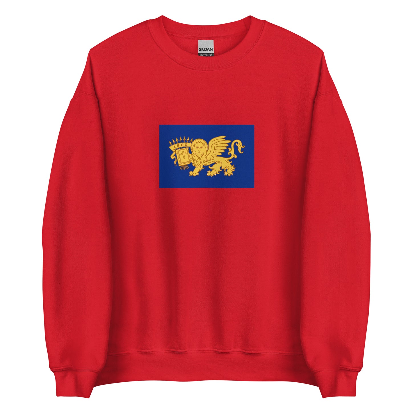 Greece - Septinsular Republic (1800-1807) | Historical Greek Flag Interactive Sweatshirt