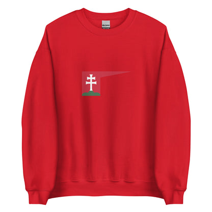 Hungary - Kingdom of Hungary (1000-1301) | Historical Hungarian Flag Interactive Sweatshirt