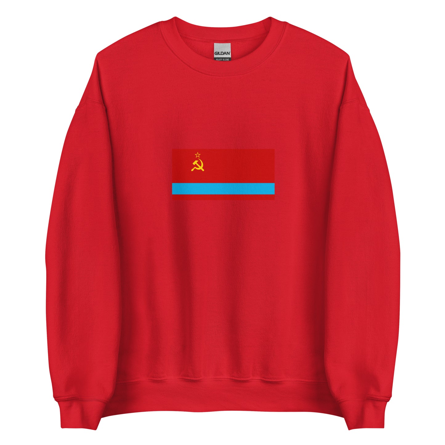 Kazakhstan - Kazakh Soviet Socialist Republic (1941-1991) | Historical Kazakh Flag Interactive Sweatshirt