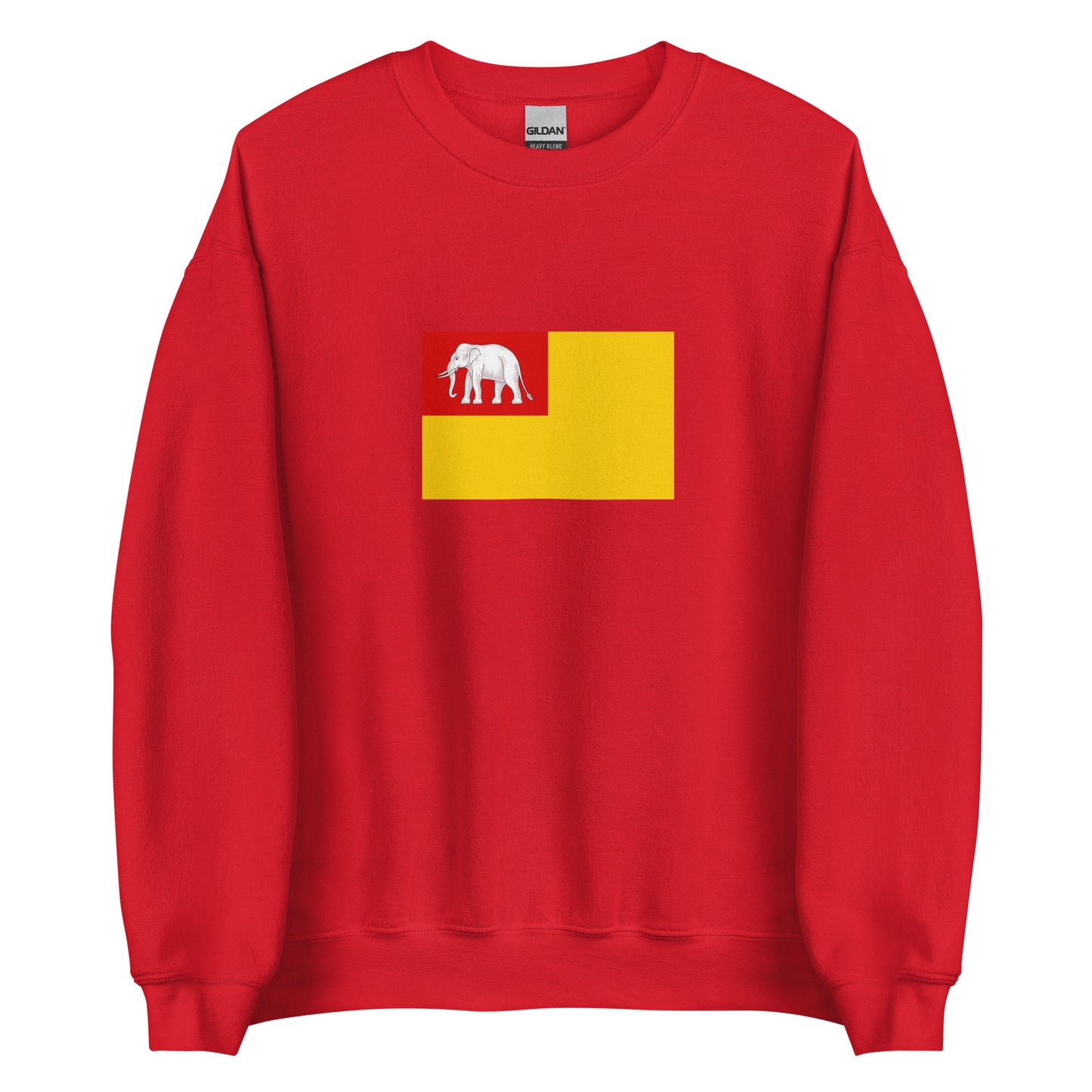 Laos - Kingdom of Vientiane (1707-1828) | Historical Laos Flag Interactive Sweatshirt