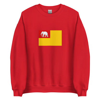 Laos - Kingdom of Vientiane (1707-1828) | Historical Laos Flag Interactive Sweatshirt