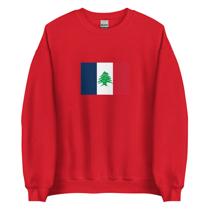 Lebanon - Greater Lebanon (1920-1943) | Historical Lebanese Flag Interactive Sweatshirt