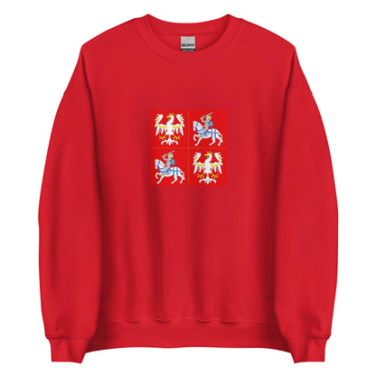 Poland - Jagiellonian Dynasty (1385-1572) | Historical Polish Flag Interactive Sweatshirt