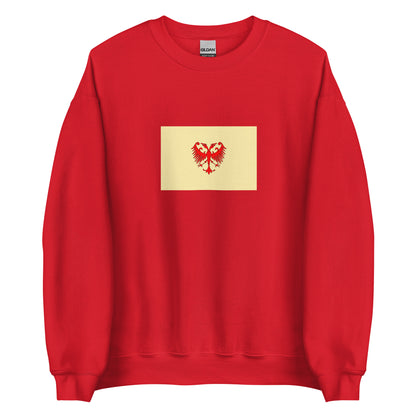 Serbia - Serbian Empire (1346-1371) | Historical Serbian Flag Interactive Sweatshirt
